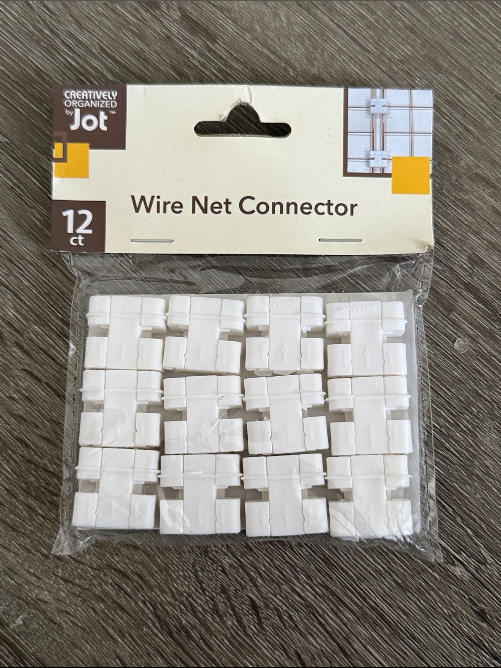 Jot Wire Net Connector 12ct — White